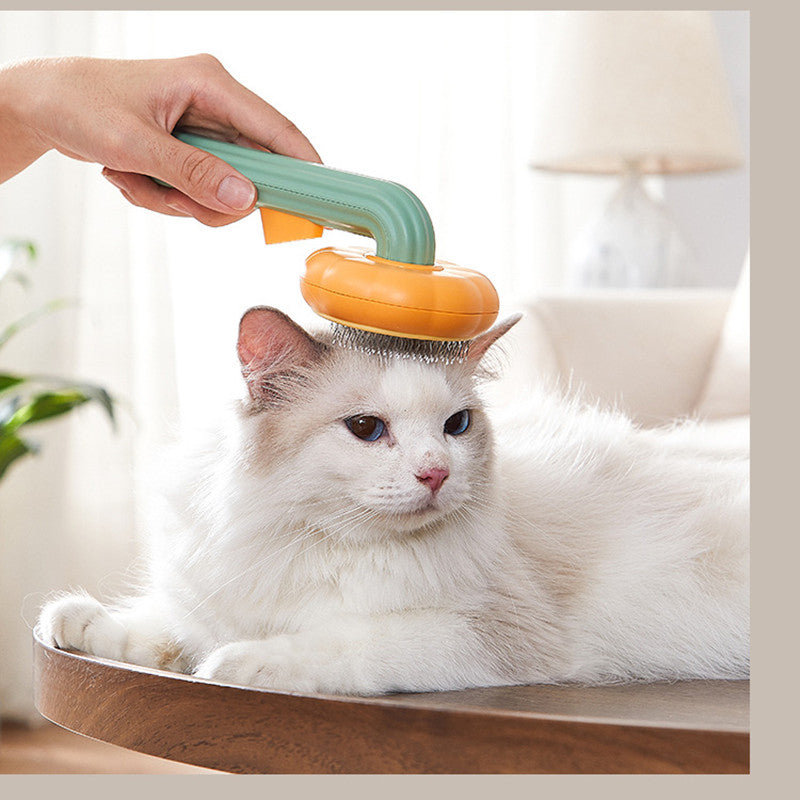 Retractable Self Cleaning Pet Brush