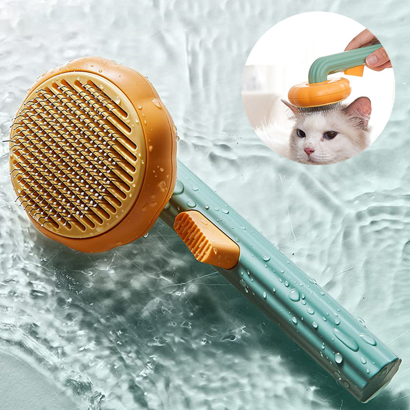 Retractable Self Cleaning Pet Brush